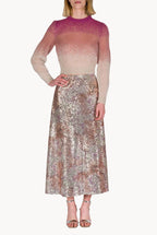 Marble Sequined Skirt