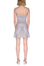 Mini Abito Bustier con Paillettes