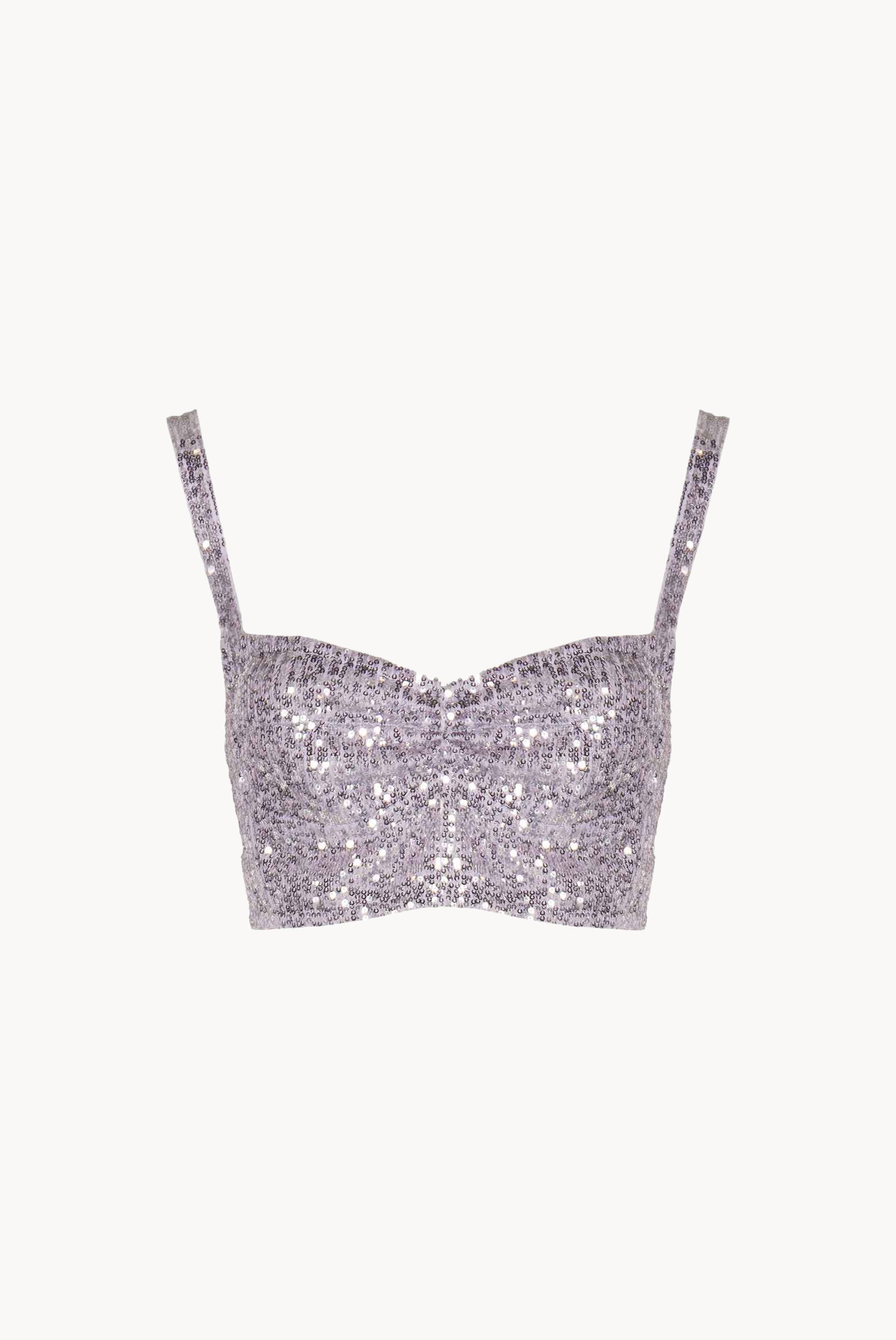 Reggiseno con Paillettes Lilla