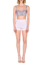 Reggiseno con Paillettes Lilla