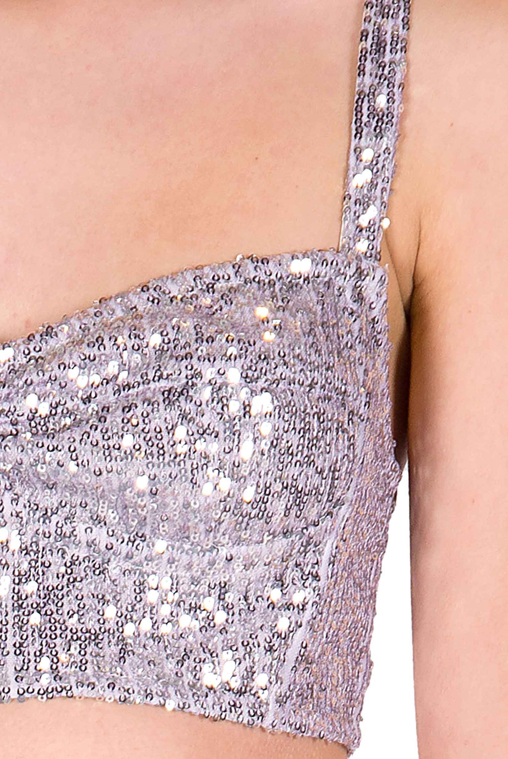 Reggiseno con Paillettes Lilla