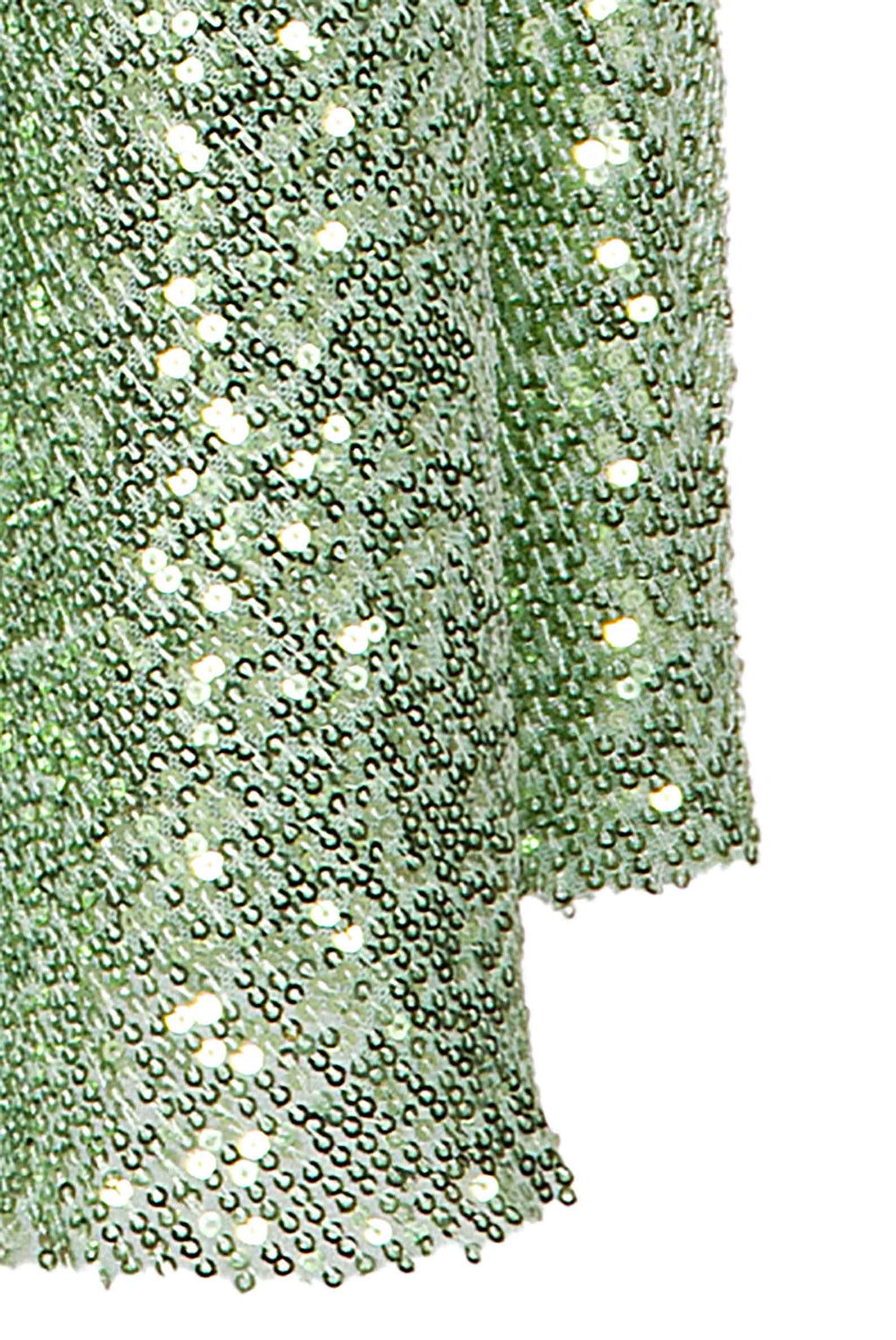 Gonna con Paillettes Verde Salvia