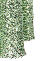 Gonna con Paillettes Verde Salvia