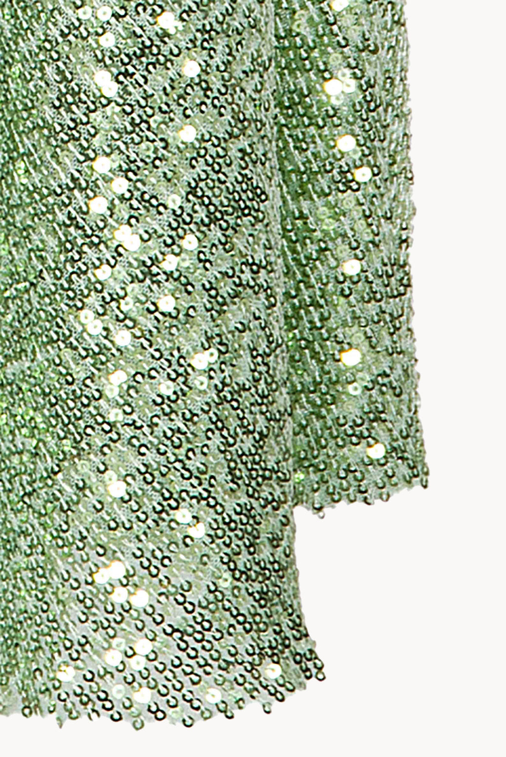 Gonna con Paillettes Verde Salvia