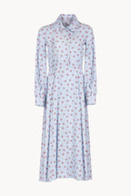 Striped Roses Chemisier Dress