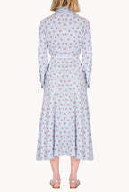 Striped Roses Chemisier Dress