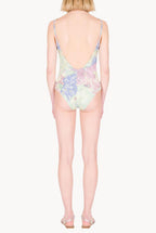 Costume Intero a Fiori Astratti