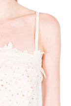 Top con Spalline Sottili in Pizzo Floreale