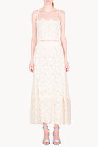 Top con Spalline Sottili in Pizzo Floreale