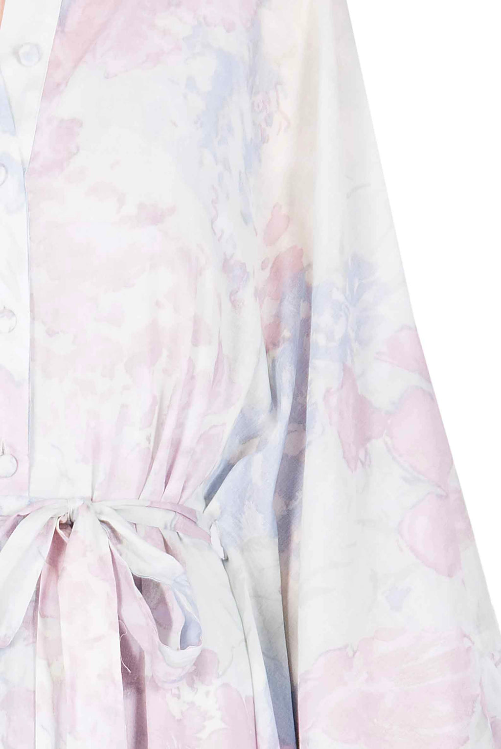 Cotton Kaftan in Abstract Flowers