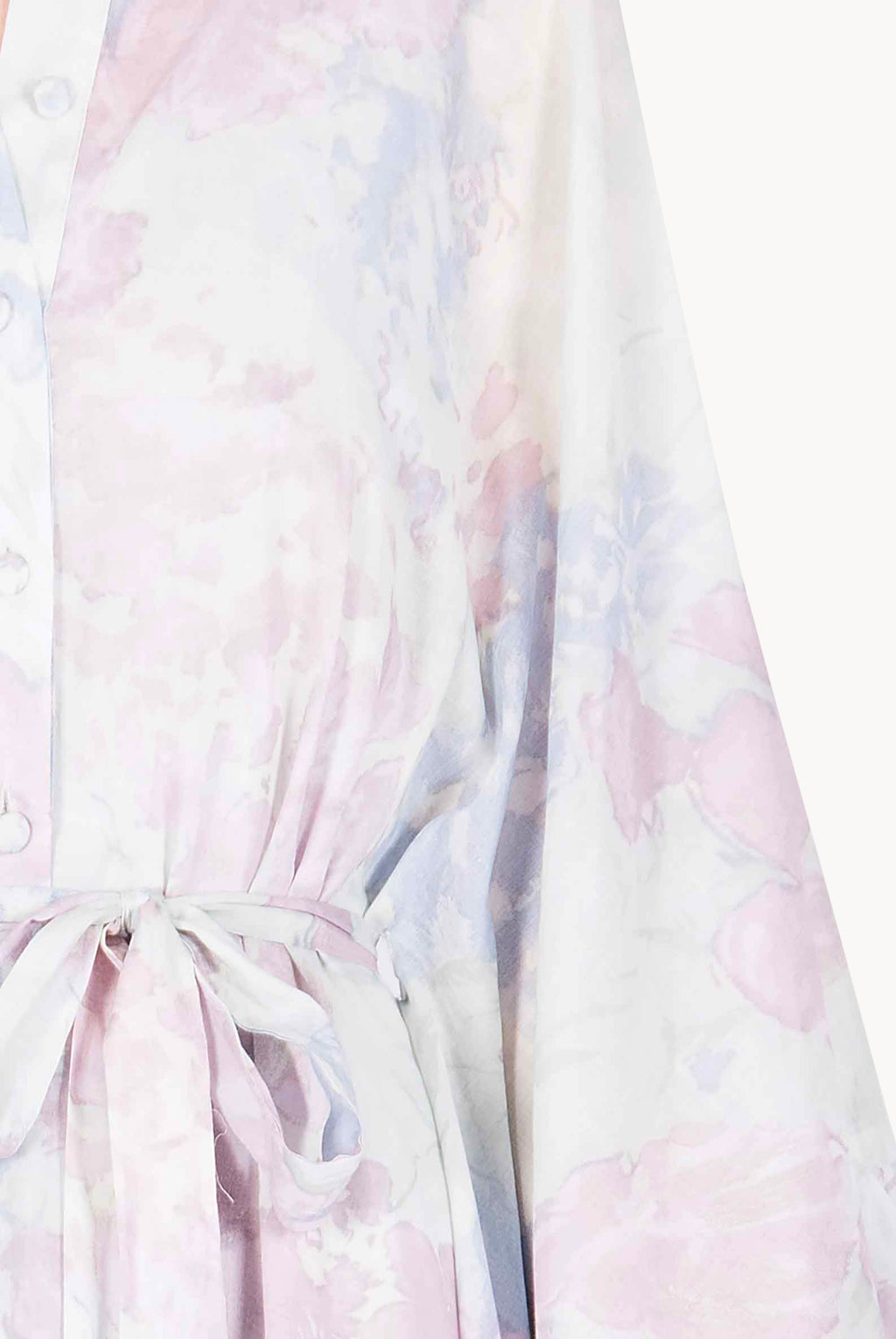 Cotton Kaftan in Abstract Flowers