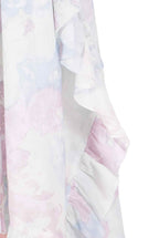 Cotton Kaftan in Abstract Flowers
