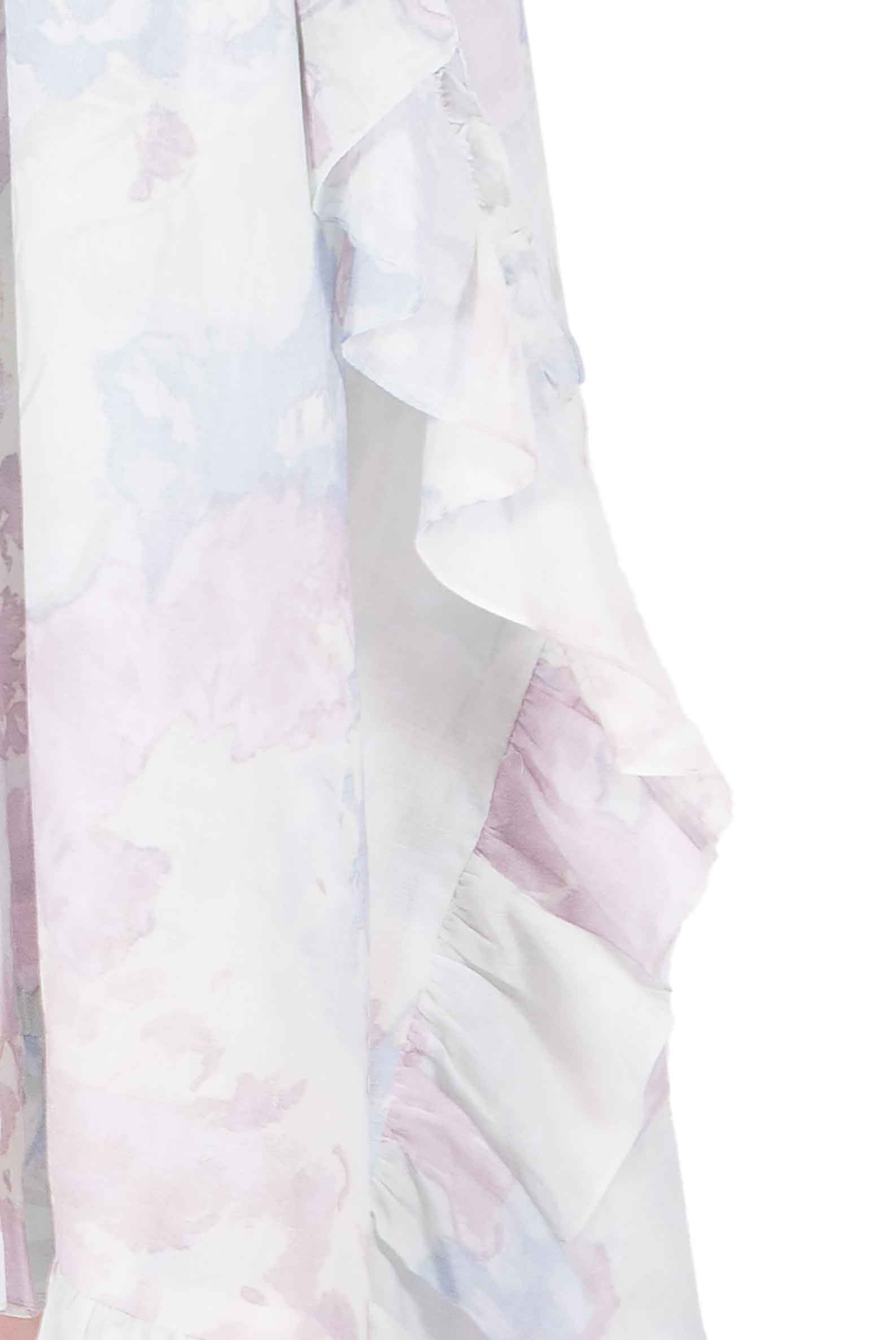 Cotton Kaftan in Abstract Flowers