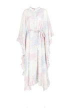 Cotton Kaftan in Abstract Flowers