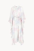Cotton Kaftan in Abstract Flowers