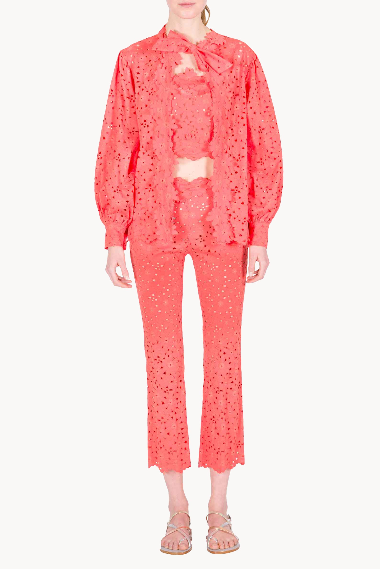 Camicia in Pizzo Floreale