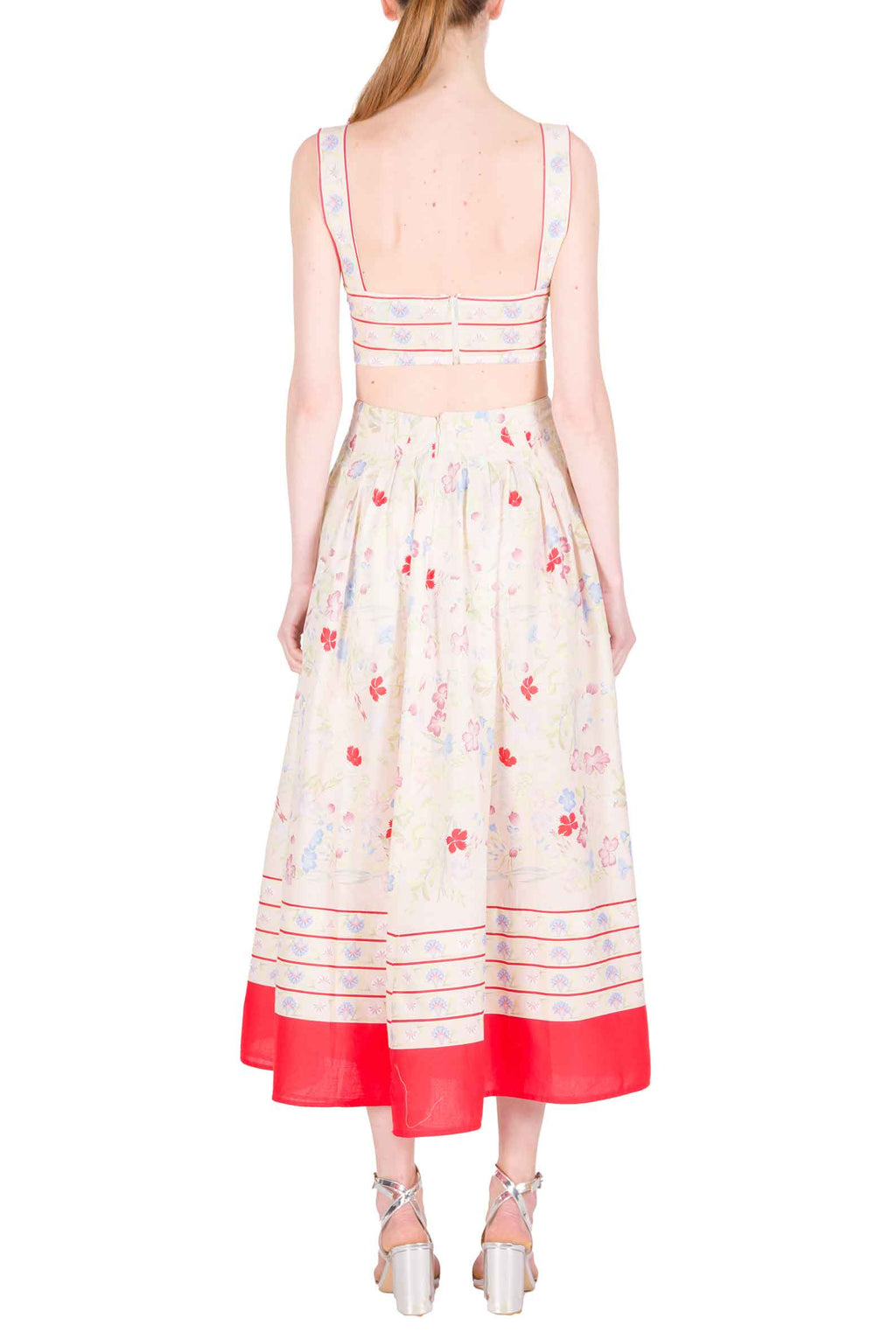 Reggiseno in Cotone Stampato a Gilly Flowers
