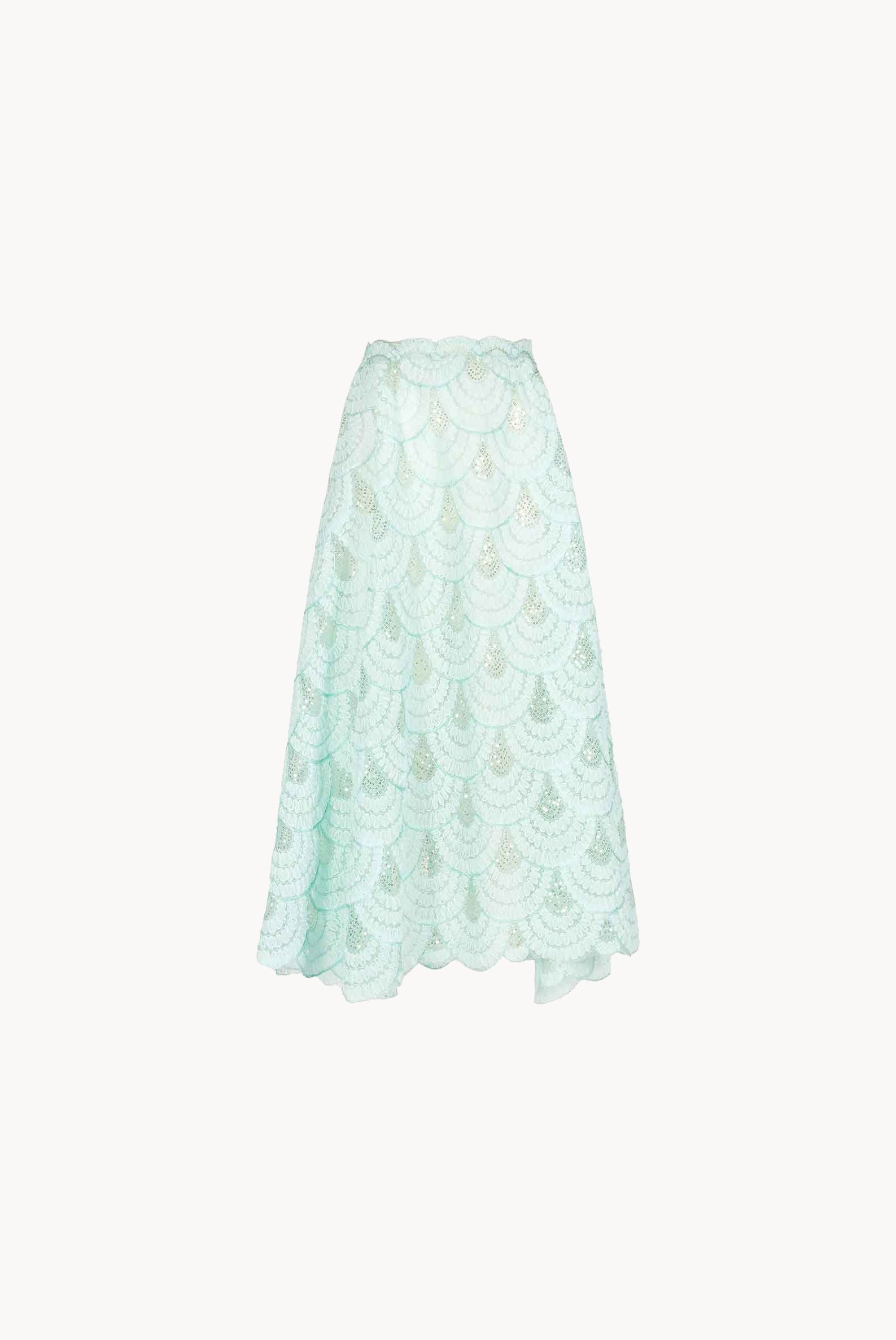 Gonna Svasata in Tulle con Paillettes