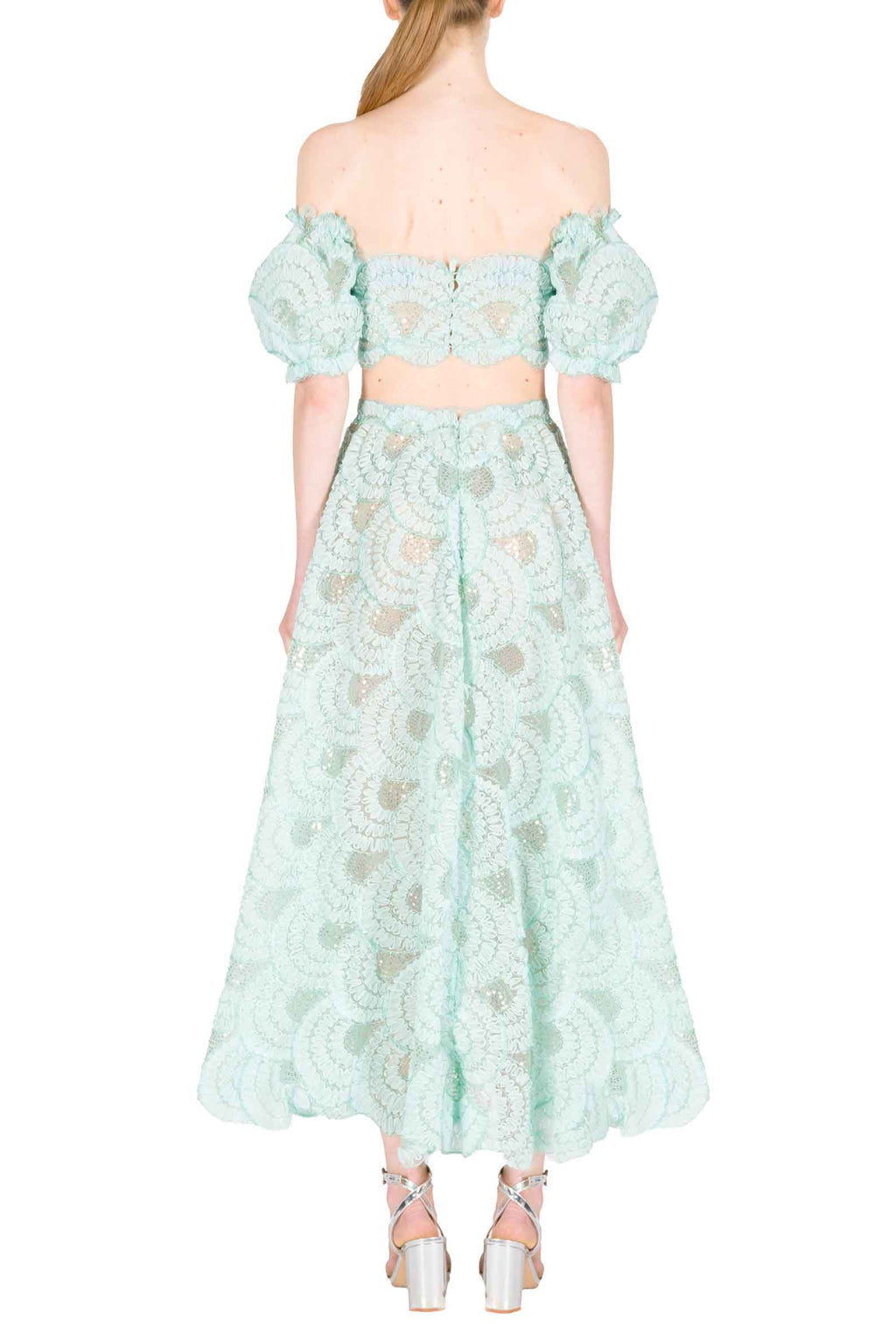 Gonna Svasata in Tulle con Paillettes