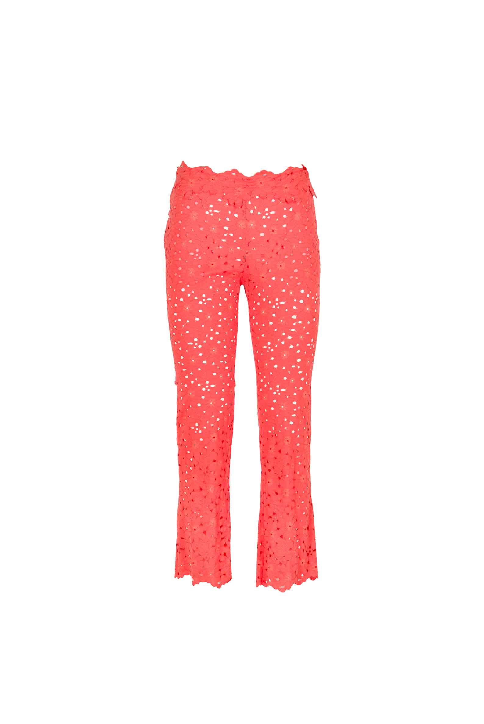 Pantaloni Capri in Pizzo Floreale