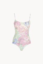 Costume Intero a Fiori Astratti