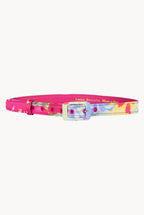 Cotton Printed Belt in Abstract Flowers