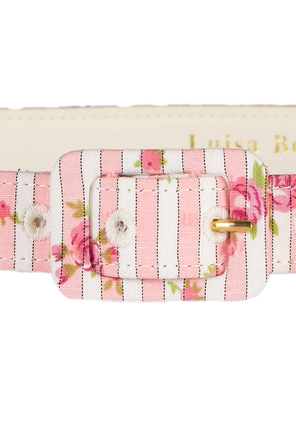 Cintura Rosa a Righe con Rose
