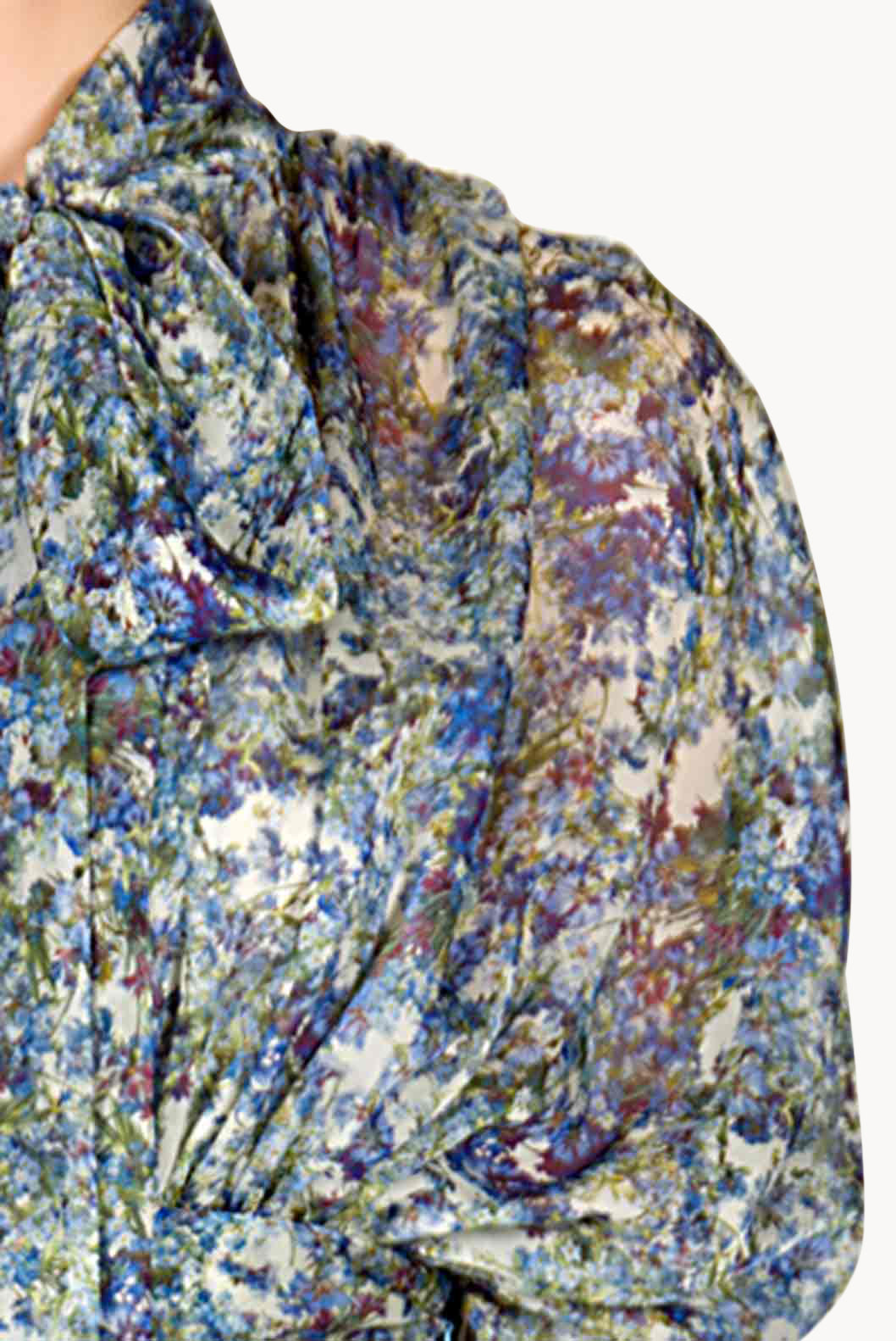 Printed Chiffon Maxi Dress