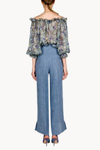 Chiffon Printed Blouse