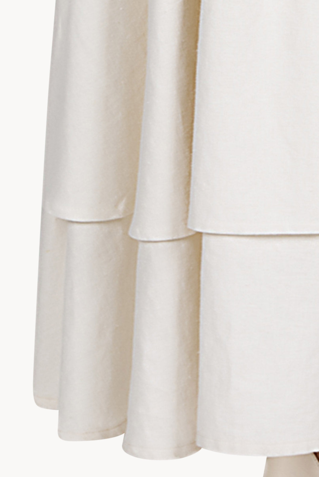 Vestito maxi in lino misto con maniche annodate
