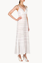 White Cotton Beach Dress