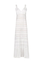 Vestito da spiaggia bianco in cotone