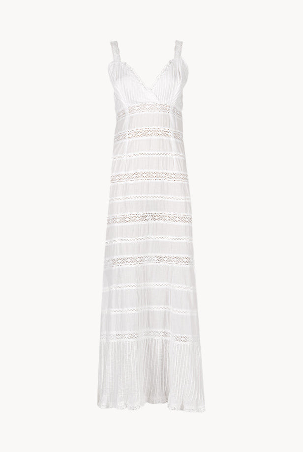 White Cotton Beach Dress