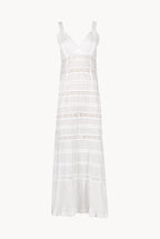 White Cotton Beach Dress