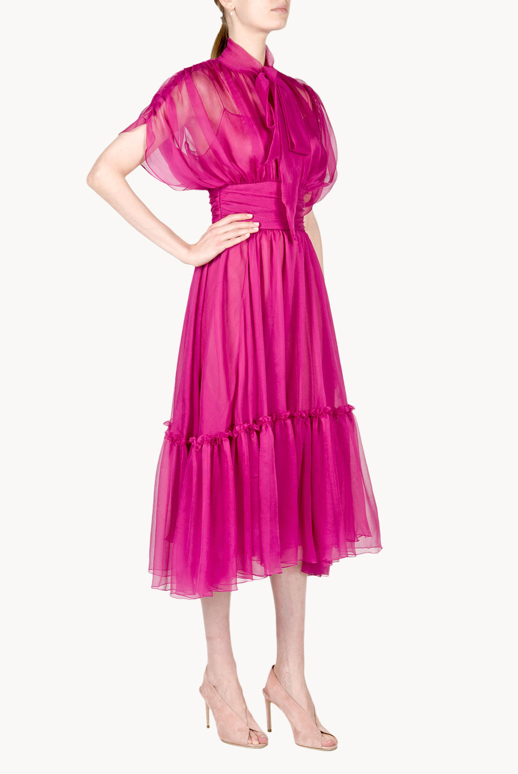 Chiffon Charlotte Midi Dress