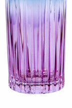 Set di due bicchieri tumbler grandi sfumatura viola a blu