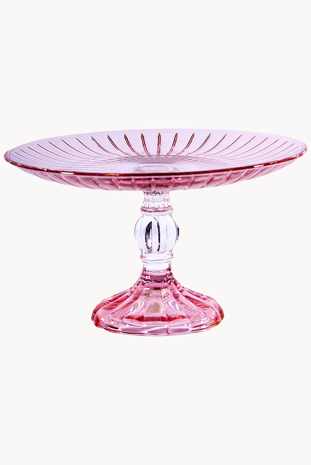 Alzata per dolci rosa