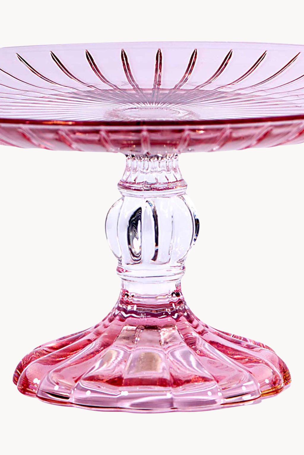 Alzata per dolci rosa