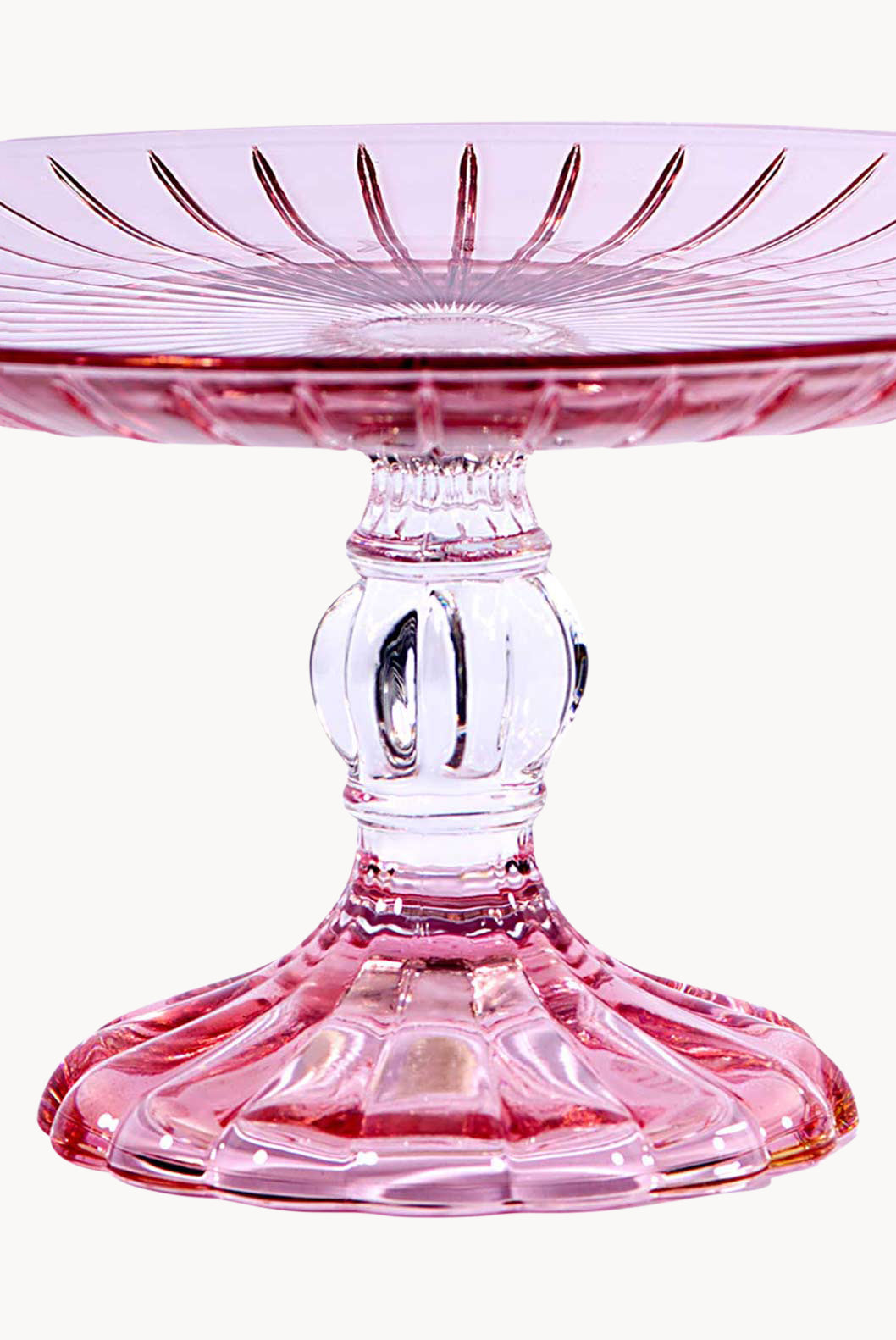 Alzata per dolci rosa