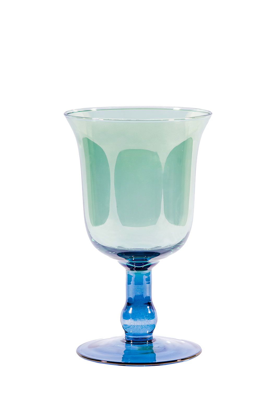 Piccolo Vaso Candela da Blu a Verde