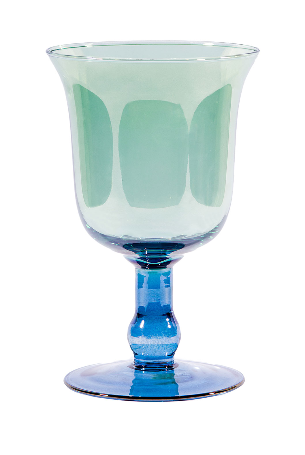Vaso Candela Grande da Blu a Verde