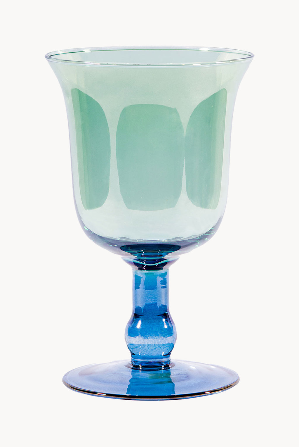 Vaso Candela Grande da Blu a Verde