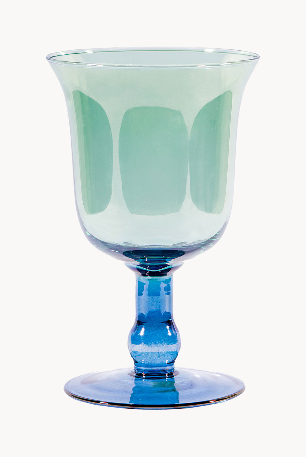 Vaso Candela Grande da Blu a Verde