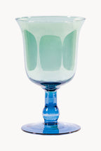 Vaso Candela Grande da Blu a Verde