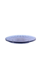 Set di Due Piatti in Vetro Blu
