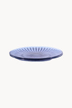Blue Set Of Two Glass Plate