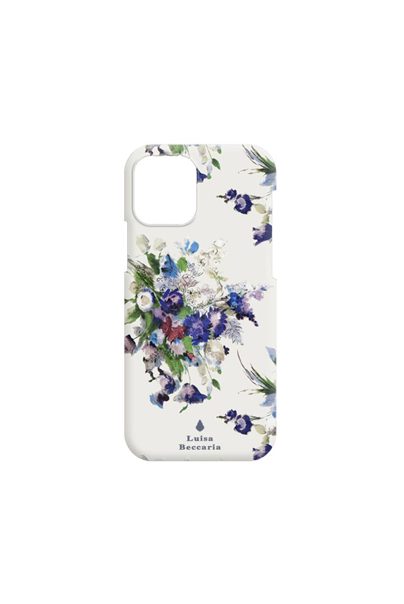 Cover opaca per iPhone con bouquet floreale stampato