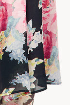Floral crepe Skirt