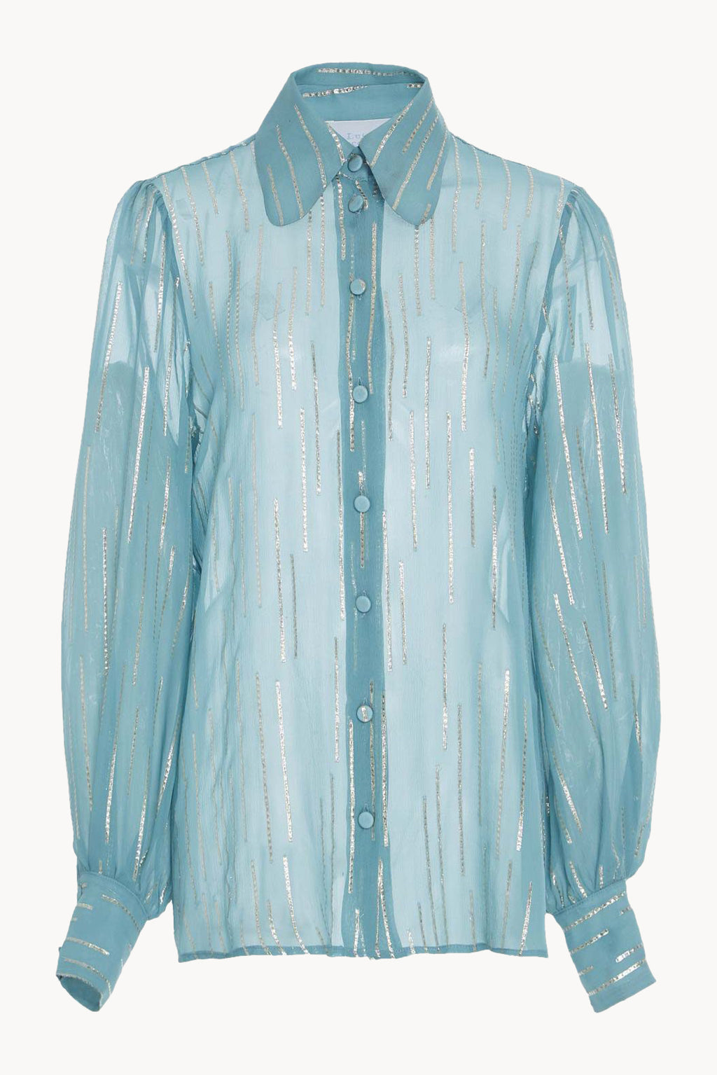 Silk-Blend Chiffon Pussy Bow Blouse