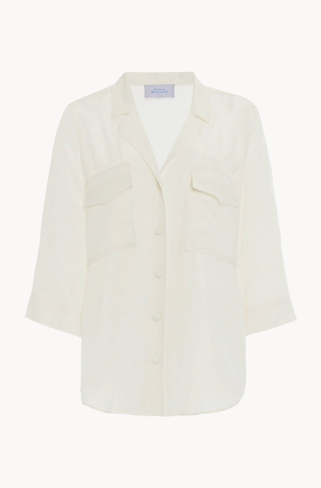 Patch Pocket Embellished Crepe Top